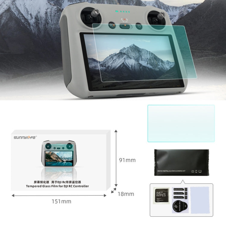 Sunnylife MM3-GHM387 9H 2.5D HD Tempered Glass Film For Mini3 Pro Remote Control, MM3-GHM387 Sunnylife MM3-GHM387 9H 2.5D HD Tempered Glass Film For Mini3 Pro Remote Control, MM3-GHM387